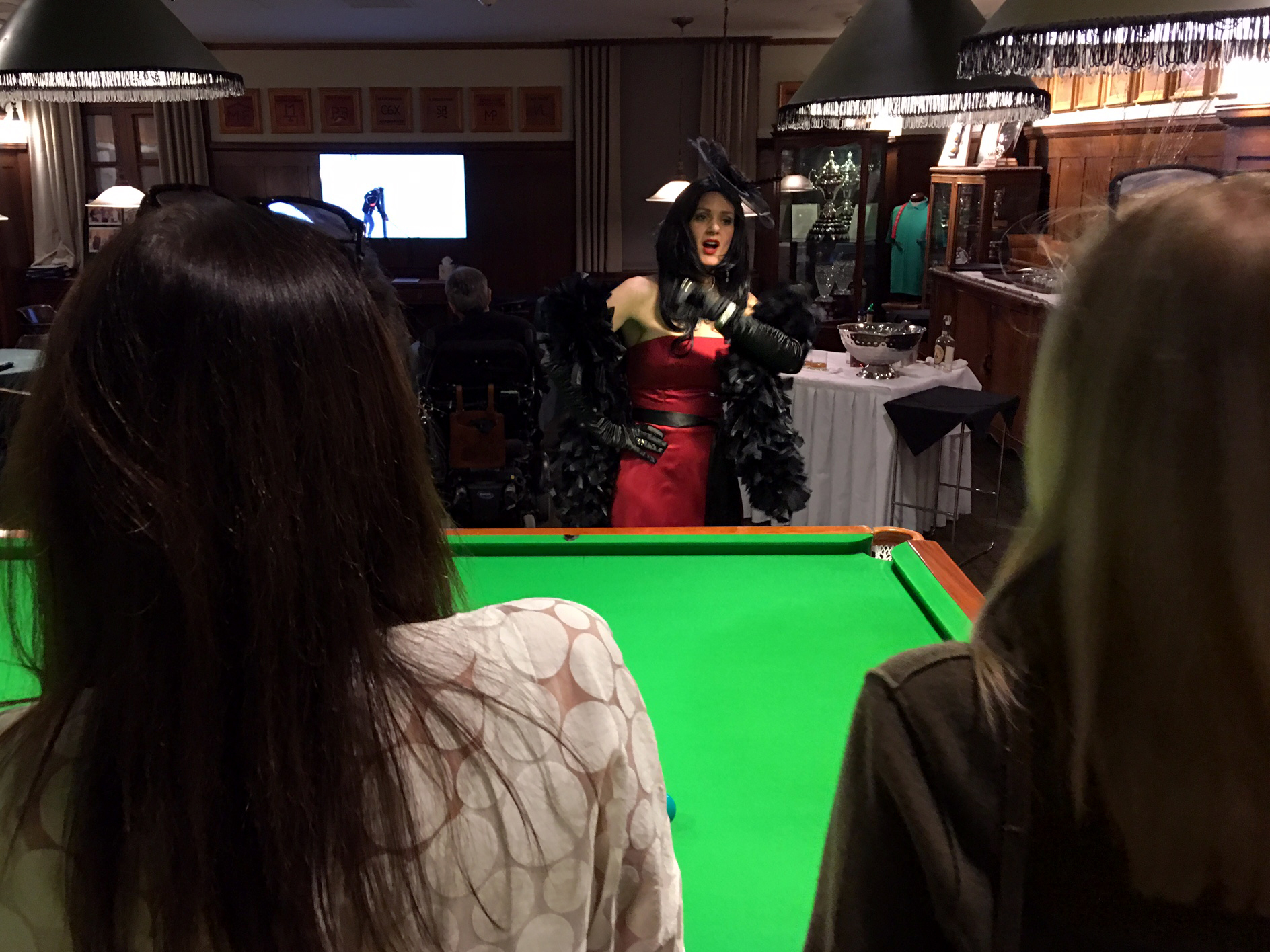 Murder Is Not A Game, Mrs. White In the Billiards Room