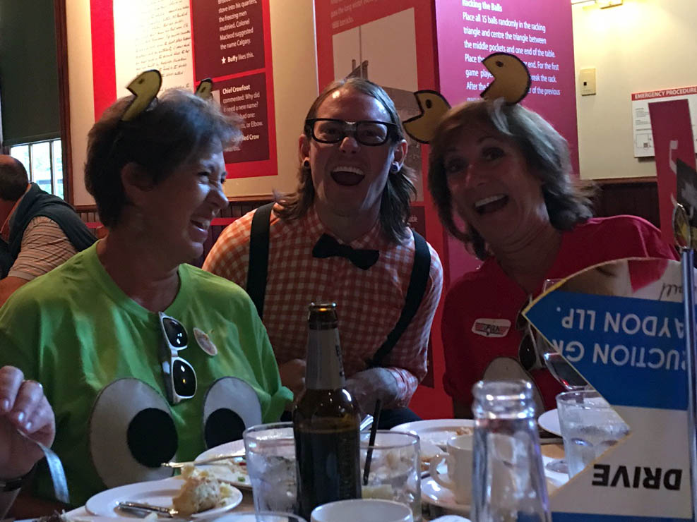 High School Reunion laughing up a storm