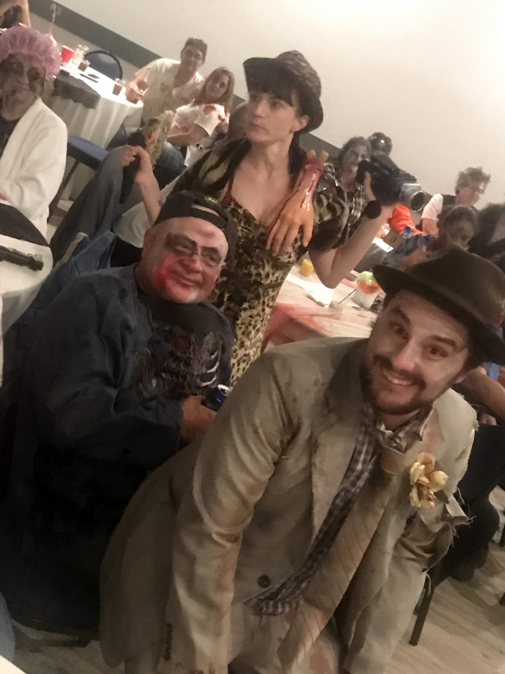 Act 1, Murder 2 actors in costume and a vaguely european director