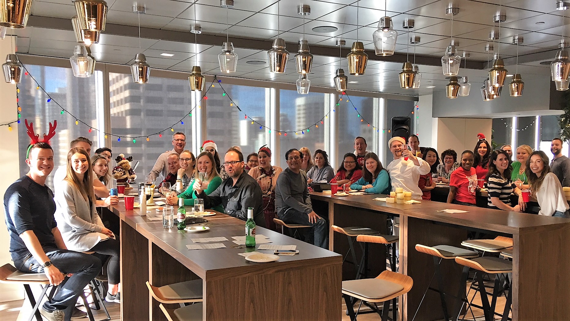 Resort to Murder in the North Pole - What a view for lunch!