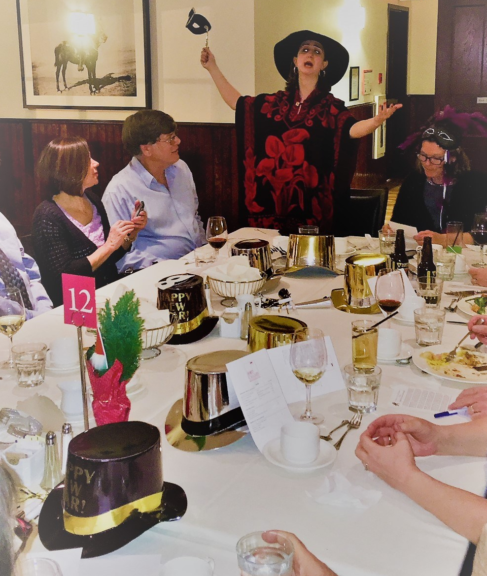 Town Hall Masquerade - Psychic Karma Kamilian enchants the guests