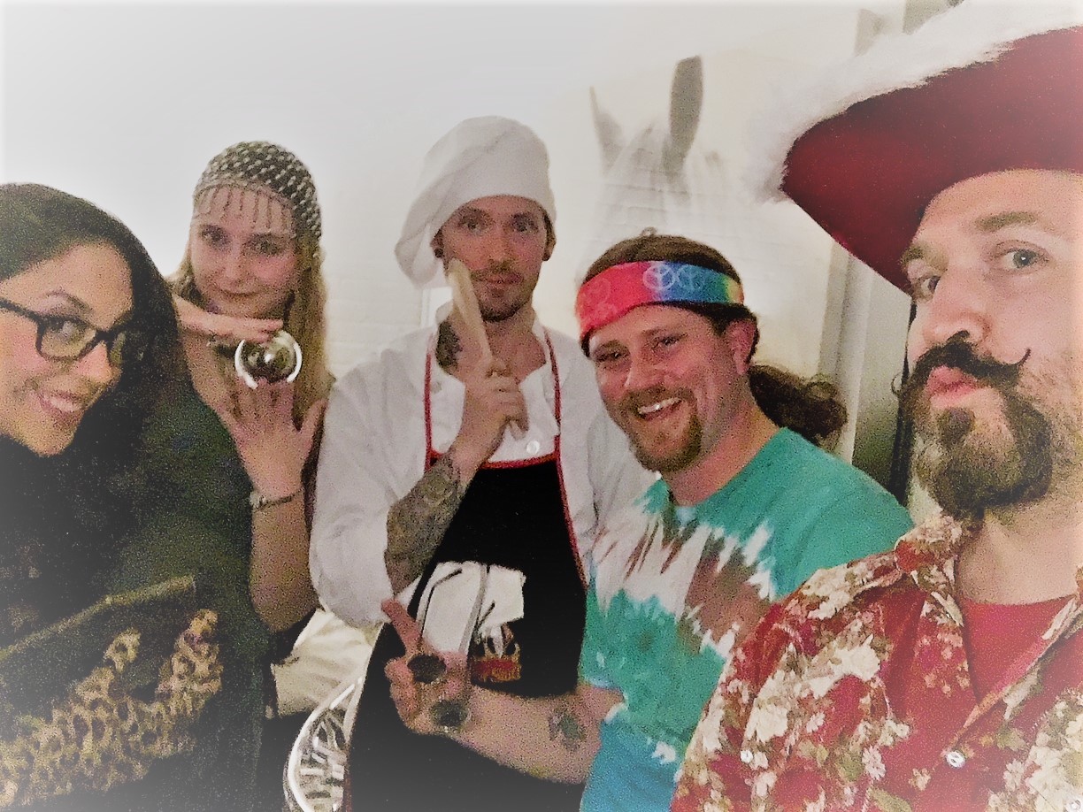 Resort to Muder - Penny, Karma, Pepe, Herb & Serge