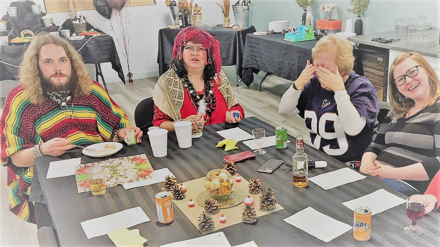 Resort to Murder - Herb and Karma are dumbfounded by their guests' wits!